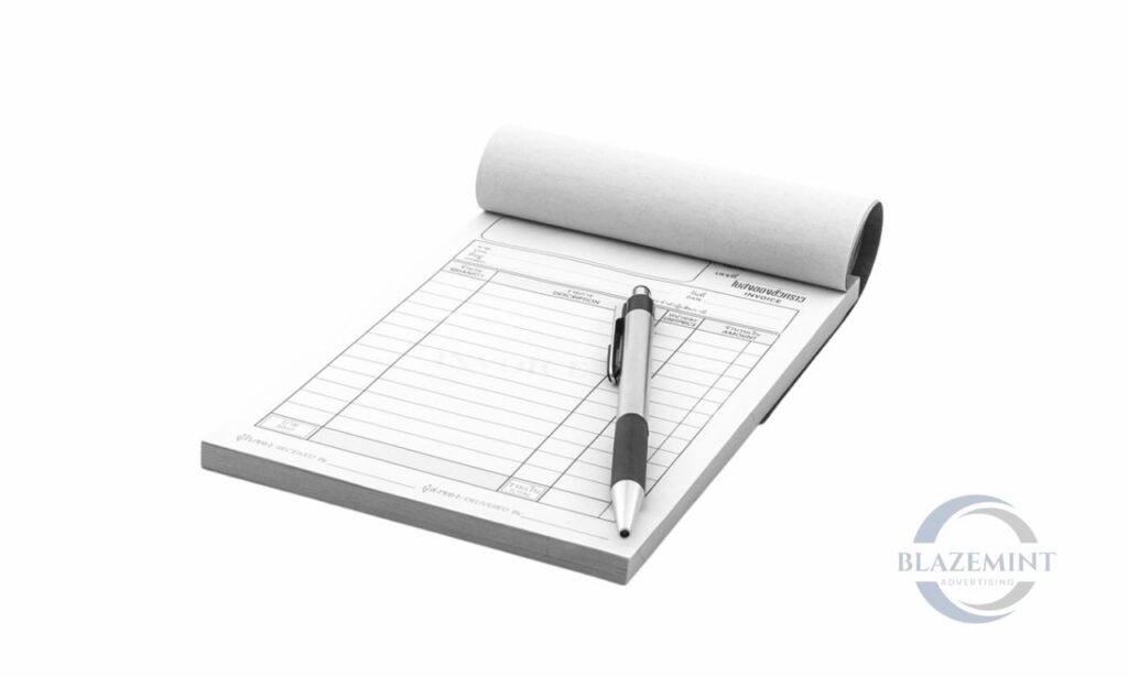 Notebook & Invoice Book Printing Dubai