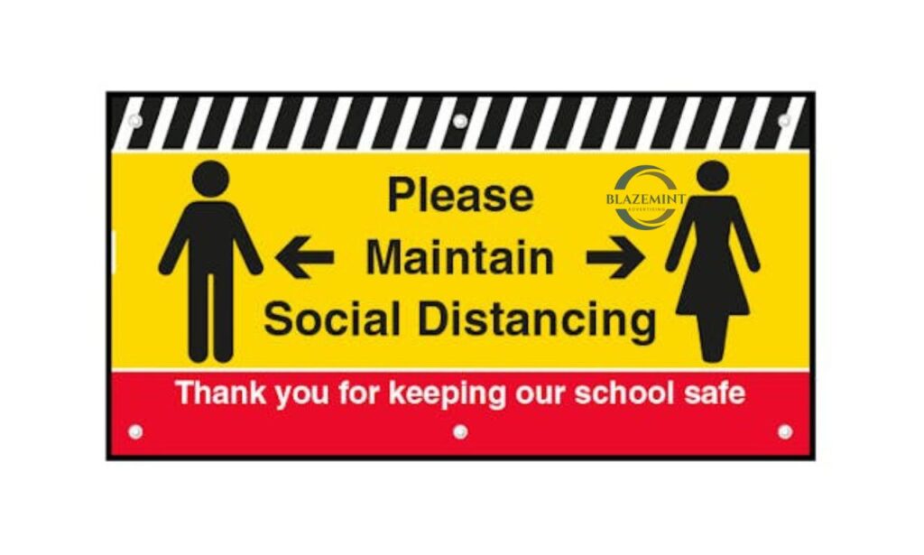 Social Distancing Roll-Up Banners Dubai
