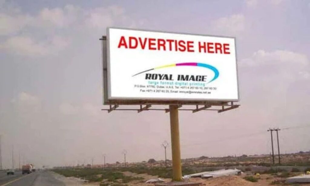 Unipole Hoarding Dubai